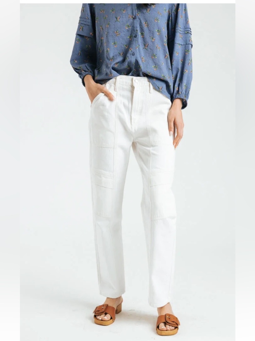 Agolde Cooper Cargo Straight Leg
Jeans White Sz 27 - Picture 2 of 16